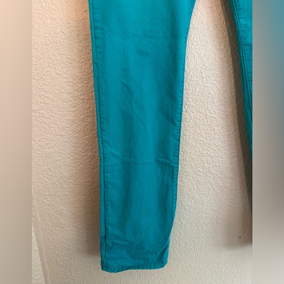 7 for all Mankind Women’s Teal Bootcut Pants Size 33 - Picture 3 of 12